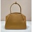 Prada Large leather tote bag brown 1BG510 2024