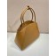 Prada Large leather tote bag brown 1BG510 2024
