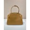 Prada Large leather tote bag brown 1BG510 2024