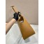 Prada Large leather tote bag brown 1BG510 2024