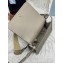 Prada Saffiano leather shoulder bag Clay Grey 1BD372 2024