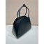Prada Large leather tote bag black 1BG510 2024