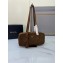 Prada Triangle-logo tote bag in brown 1BB116 2024