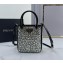 Prada diamond encrusted tote bag black 1BA331 2024