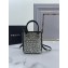Prada diamond encrusted tote bag black 1BA331 2024
