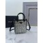 Prada diamond encrusted tote bag black 1BA331 2024