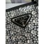 Prada diamond encrusted tote bag black 1BA331 2024