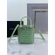 Prada diamond encrusted tote bag green 1BA331 2024