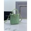 Prada diamond encrusted tote bag green 1BA331 2024