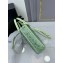 Prada diamond encrusted tote bag green 1BA331 2024