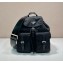 Prada re-nylon black backpack  2VZ110 2024