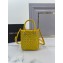 Prada diamond encrusted tote bag yellow 1BA331 2024