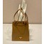 Prada leather Mini shoulder bag brown 1BH221 2024