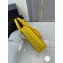 Prada diamond encrusted tote bag yellow 1BA331 2024