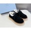 Prada Suede  lace-up fastening Ankle Boots black 2024