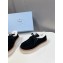 Prada Suede  lace-up fastening Ankle Boots black 2024