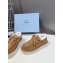 Prada Suede  lace-up fastening Ankle Boots brown 2024