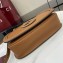 Gucci Blondie leather handbag brown 815714 2024