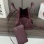 Loewe new cylinder Damen Kleine Tasche Clasp in schwarz Burgundy 062405 2024