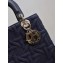 Dior Medium Lady Dior Bag Blue Graphic Cannage Denim 2024