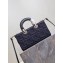 Dior Medium Lady D-Joy  Bag Blue Graphic Cannage Denim 2024