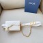 Dior Width 2cm Pouch Belt with Chain in Smooth Calfskin white-01 2024