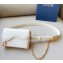 Dior Width 2cm Pouch Belt with Chain in Smooth Calfskin white-01 2024