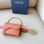 Dior Width 2cm Pouch Belt with Chain in Smooth Calfskin Brown-01 2024