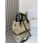 Dior Sac Dior Toujours small Cuir de veau Macrocannage couleur corde et noir 2024