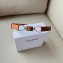 Celine Women Small Block Triomphe Belt in Taurillon Leather-Brown 2024