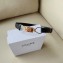 Celine Women Small Block Triomphe Belt in Taurillon Leather-Black 2024