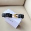 Celine TRIOMPHE SCRUNCHY Belt black 2024