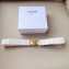 Celine TRIOMPHE SCRUNCHY Belt white 2024