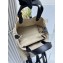 Dior Sac Dior Toujours small Cuir de veau Macrocannage couleur corde et noir 2024