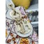 Dior Sac Lady Dior Mini Cuir de veau à broderie Cannage Flower vert multicolore-01 M0505 2024