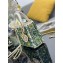 Dior Sac Lady Dior Mini Cuir de veau à broderie Cannage Flower vert multicolore M0505 2024