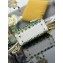 Dior Sac Lady Dior Mini Cuir de veau à broderie Cannage Flower vert multicolore M0505 2024
