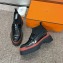 Hermes Loafer With Socks Red For Women heel 4.5cm 2024