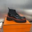 Hermes Loafer With Socks Red For Women heel 4.5cm 2024