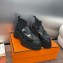 Hermes Loafer With Socks black For Women heel 4.5cm 2024