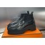Hermes Loafer With Socks black For Women heel 4.5cm 2024