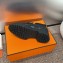 Hermes Loafer With Socks black For Women heel 4.5cm 2024