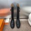 HERMES jumping Boots Women's Black heel 4.5cm 2024 
