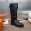 HERMES jumping Boots Women's Black heel 4.5cm 2024 