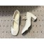 CELINE LILY BABIES TRIOMPHE patent leather mary janes white 2024