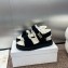 Dior Dioract Sandal Black Suede Goatskin 2024