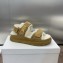 Dior Dioract Sandal Beige Suede Goatskin 2024