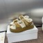 Dior Dioract Sandal Beige Suede Goatskin 2024