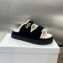 Dior Dioract Slide Black Suede Goatskin 2024