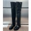 Dior D-Quest Thigh Boot Black Supple Calfskin 2024